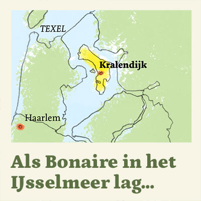 kaart Bonaire in Ijsselmeer